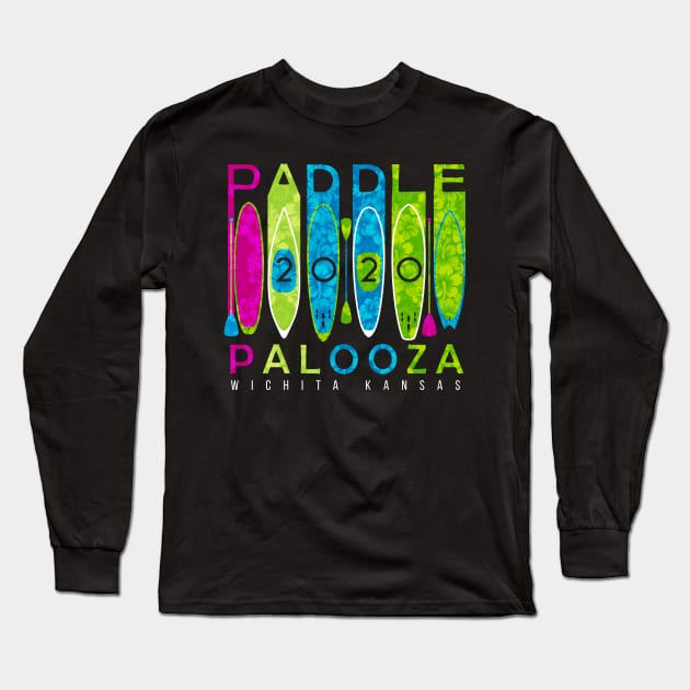 PaddlePalooza 2020 LE Neon Long Sleeve T-Shirt by redbaron_ict